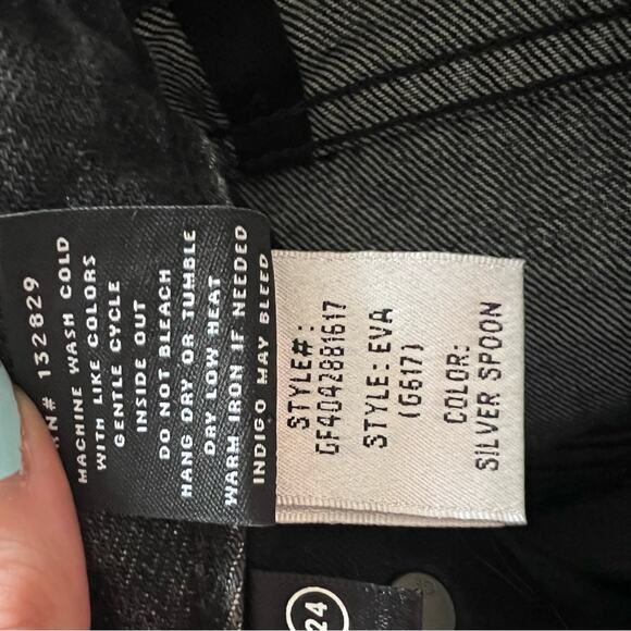 GRLFRND Eva Denim Mini Skirt in Silver Spoon Wash - Picture 10 of 10